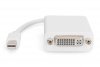Digitus Kabel adapter Displayport 1080p 60Hz FHD Typ miniDP/DVI-I (24+5) M/Ż  0,15m Biały