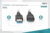Digitus Kabel połączeniowy USB 3.1 Gen.1 SuperSpeed 5Gbps Typ USB A/microUSB B M/M 1,8m Czarny