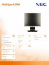 NEC Monitor 17 LCD MS E171M bk 1280x1024, DVI,VGA, TN panel, głośniki