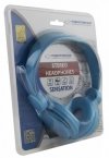 Esperanza SŁUCHAWKI AUDIO STEREO Z REGULACJĄ GŁOŚNOŚCI EH148B NIEBIESKI
