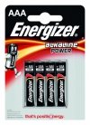 Energizer Bateria Alkaline Power Alkaliczna AAA LR03 E91 4 szt. blister