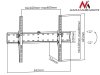 Maclean Uchwyt do TV 37-85 cali MC-668  40kg