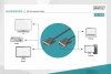 Digitus Kabel połączeniowy DVI-D DualLink WQXGA 30Hz Typ DVI-D (24+1)/DVI-D (24+1) M/M 3m Czarny