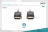 Digitus Kabel połączeniowy DisplayPort z zatrzaskami 1080p 60Hz FHD Typ DP/DP M/M czarny 15m