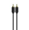 Unitek KABEL 2x RCA (M)-2x RCA (M); 1,5m, Y-C945BK,GOLD