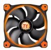 Thermaltake Wentylator Riing 14 LED (140mm, LNC, 1400 RPM) Retail/Box Pomarańczowy