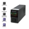 Qoltec Zasilacz awaryjny UPS MONOLITH | 600VA | 360W | LCD | USB