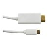 Qoltec Kabel DisplayPort Alternate mode | USB 3.1 typC męski / HDMI    męski | 4Kx2K | 2m