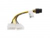 Lanberg Kabel rozdzielacz zasilania 2xHDD - 6Pin BTX/PSU