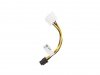 Lanberg Kabel rozdzielacz zasilania 2xHDD - 6Pin BTX/PSU