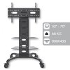 Techly Stojak mobilny LCD/LED 32-70cali 2 półki