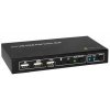 Techly 2-portowy przełącznik KVM HDMI/USB 2x1 z audio