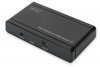 Digitus Rozdzielacz/Splitter miniDisplayPort do HDMI 2-portowy, 4K 30Hz UHD 3D, HDCP 1.3, audio