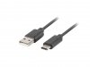 Lanberg Kabel USB CM - AM 3.1 1m czarny, pełna miedź