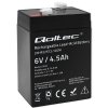 Qoltec Akumulator AGM | 6V | 4.5Ah | max.1.35A