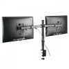 Maclean Uchwyt biurkowy na 2 monitory LCD MC-884 17-32 cale 2x8kg (max 16kg) vesa 75x75 oraz 100x100