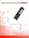Verbatim Dysk wewnętrzny VI560 S3 SSD 256GB M.2 2280 SATA
