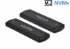 Delock Obudowa SSD zewnętrzna  M.2 NVME PCIE USB TYPE-C 3.2 Gen 2 beznarzędziowa czarny