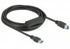 Delock Kabel USB-A(M)->USB-B(M) 3.1 GEN 1 5M czarny aktywny