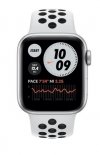 Apple Zegarek Nike Series 6 GPS + Cellular, 44mm koperta z aluminium w kolorze srebrnym z paskiem sportowym czysta platyna/czarn