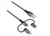 Trust Kabel USB 3w1 1m  Extra-strong KEYLA