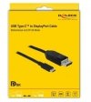 Delock Kabel USB-C(M)-DISPLAYPORT(M) 0.5M
