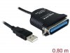 Delock Kabel USB-LPT 2 5 PIN F PARALLE