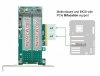 Delock Karta PCI EXpress x8-2 M.2 KEY M 89045