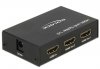 Delock Splitter Video HDMI-2x HDMI ULTRA HD 4K