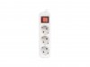 Lanberg Listwa przedłużacz 1,5m 3x230 V   PS1-03F-0150-W
