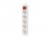 Lanberg Listwa przedłużacz 1,5m 5x230 V  PS1-05F-0150-W