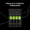 Green Cell Ładowarka VitalCharger + 4x akumulatory AA 2000mAh
