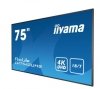 IIYAMA Monitor wielkoformatowy 74.5 cala LH7542UHS-B3 4K,18/7,SDM,IPS,LAN,PION,500cd/m2,OS8.0