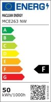 Maclean Żarówka LED E27 50W MCE263NW 230V neutralna Biała