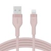 Belkin Kabel BoostCharge USB-A do Lightning silikonowy 1m, różowy