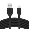 Belkin Kabel BoostCharge USB-A do Lightning silikonowy 2m, czarny