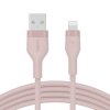 Belkin Kabel BoostCharge USB-A do Lightning silikonowy 3m, różowy