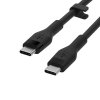 Belkin Kabel BoostCharge USB-C do USB-C 2.0 silikonowy 3m, czarny