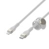 Belkin Kabel BoostCharge USB-C/Lightning Silikonowy w oplocie 2m biały