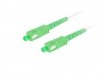 Lanberg Patchcord światłowodowy Sm Sc/Apc-Sc/Apc Simplex 3.0mm 30M biały