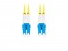 Lanberg Patchcord światłowodowy Sm Lc/Upc-Lc/Upc Duplex 3.0Mm 5M żółty