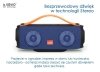 Savio Głośnik bezprzewodowy Bluetooth BS-021, niebieski