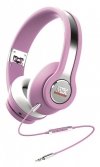 MTX Słuchawki Hi-Fi  iX1 PINK - z redukcją szumów i bogatym basem, pilot do Apple, Różowe