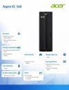 Acer Komputer Aspire XC-340 Athlon Silver 3050U/4GB/256GB/UMA/W11H