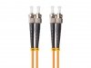 Lanberg Patchcord światłowodowy MM ST/UPC-ST/UPC DUPLEX 3.0MM OM2 50/125 LSZH 15m pomarańczowy