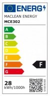 Maclean Żarówka LED E27 28W MCE302CW