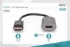 Digitus Kabel adapter DisplayPort z zatrzaskiem 8K 60Hz UHD Typ DP/HDMI A M/Ż 15cm