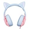 Onikuma Słuchawki gamingowe K9 7.1 RGB Surround kocie uszka USB różowo-niebieskie
