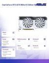Asus Karta graficzna GeForce RTX 4070 DUAL OC WHITE 12 GB GDDRX6 192bit 3DP