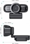 AUKEY PC-LM3 kamera internetowa USB | Full HD 1920x1080 | Autofocus | 1080p | 30fps | Mikrofony stereo